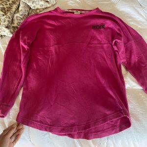 Pink crew neck